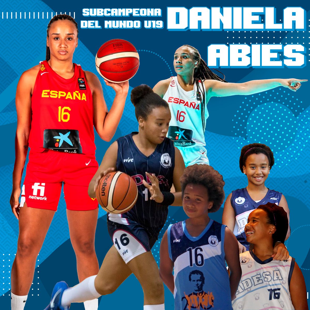 AdesaMalaga's tweet photo. Un orgullo haber contado con una subcampeona del mundo en las pistas de @SalesianosMLG.

¡¡ ENHORABUENA @danielabies !!

Plata en el #FIBAU19 con @BaloncestoESP #U19F https://t.co/zbJFmbgDum