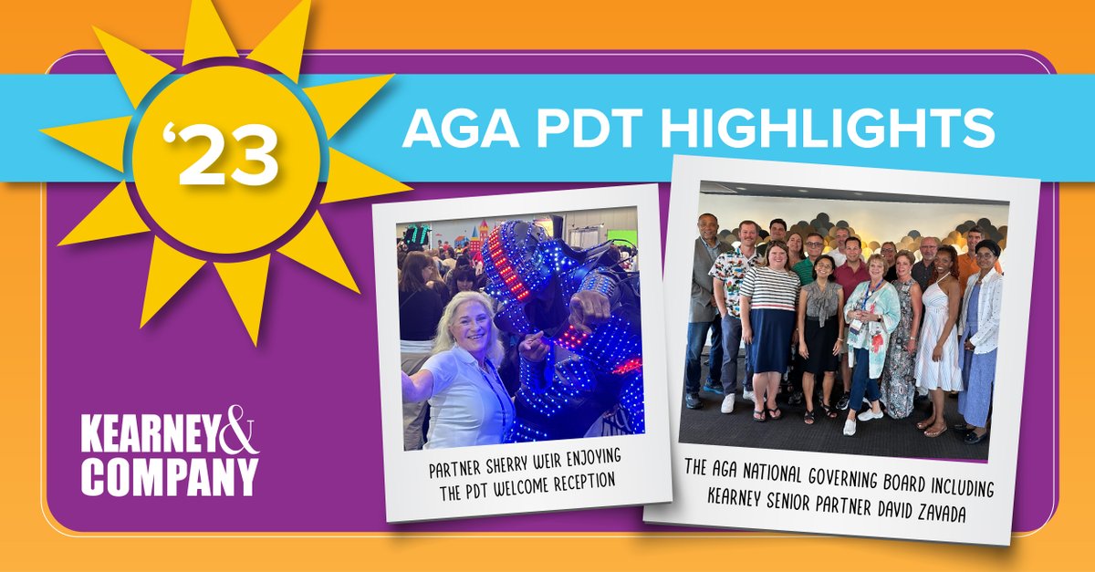 Kearneyandco's tweet photo. βοΈ @AGACGFM #PDT23 is underway! We're grateful for the opportunity to reconnect with friends and fellow industry professionals during this important training event. Make sure to visit our teammates at the Kearney & Company booth! https://t.co/9OiGnrTq1y
