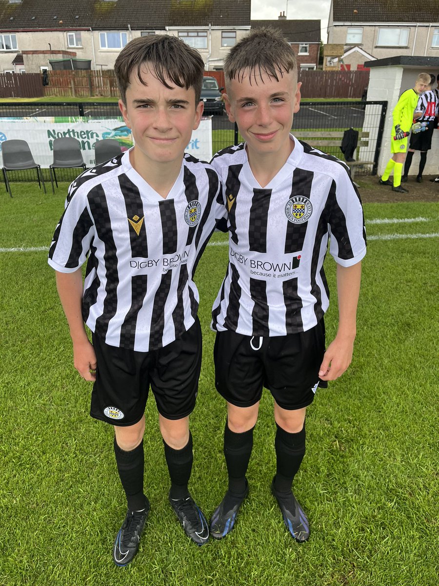 StMirrenAcad's tweet photo. Match 1 in the @SuperCupNI and the Saints secure a 3-0 victory. 2 goals from Luke Douglas and 1 from Jack Lavery secured the 3 points. ⚽️

⚫️⚪️| #COYS @saintmirrenfc https://t.co/kXTRnw4ILN