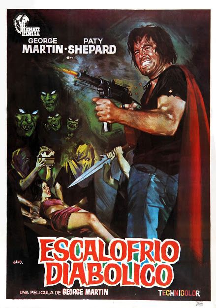 TheFilmFair's tweet photo. Spanish film poster for #EscalofrioDiabolico (1972 - Dir. #JorgeMartin) #JorgeMartin #PattyShepard https://t.co/7K1XngwZQa