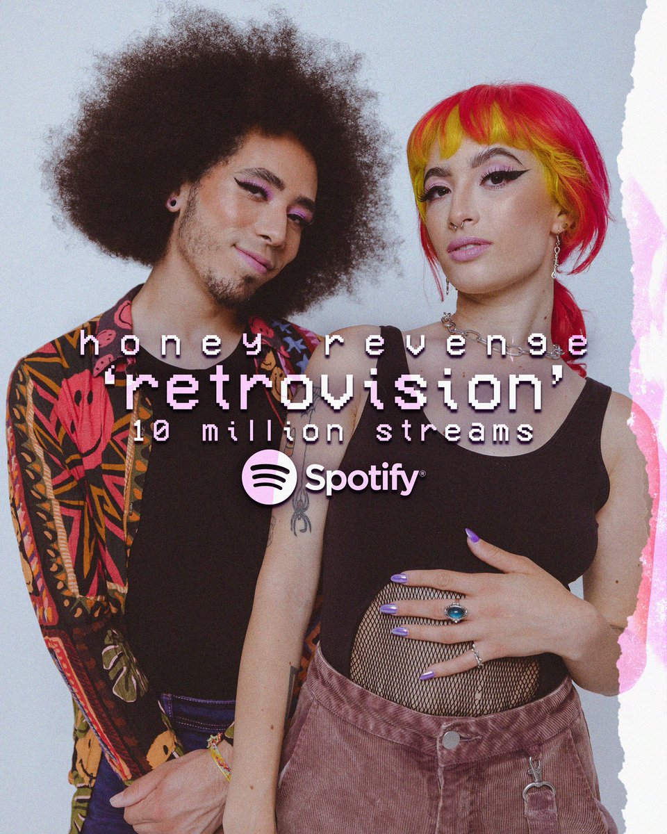 honeyrevengeca's tweet image. Over 10 MILLION streams on ‘Retrovision’ in just one month!!! THANK YOU!!! Our minds are blown. We love you so much🐝 we couldn’t do any of this without you