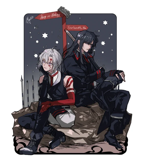 [DGM] Yullen drawing!!  I want try to make into an acrylic or something next year ^^