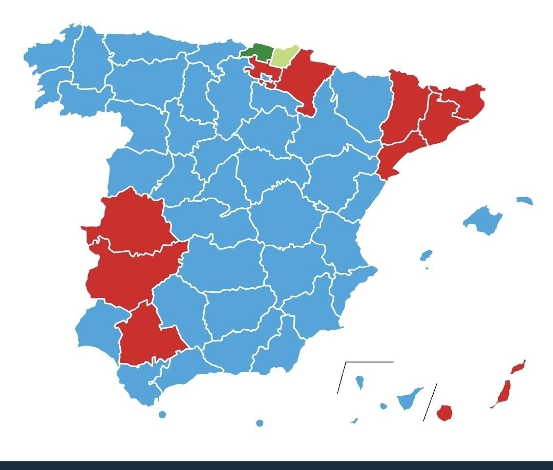 Así ha votado España.

Díganme ustedes ahora si tiene sentido que Sánchez vaya de ganador y esté dispuesto a deberle el puesto a Puigdemont y darle lo que le pida.

Feijóo tiene el derecho y la obligación de intentarlo. Y si no puede, que se repitan las elecciones.