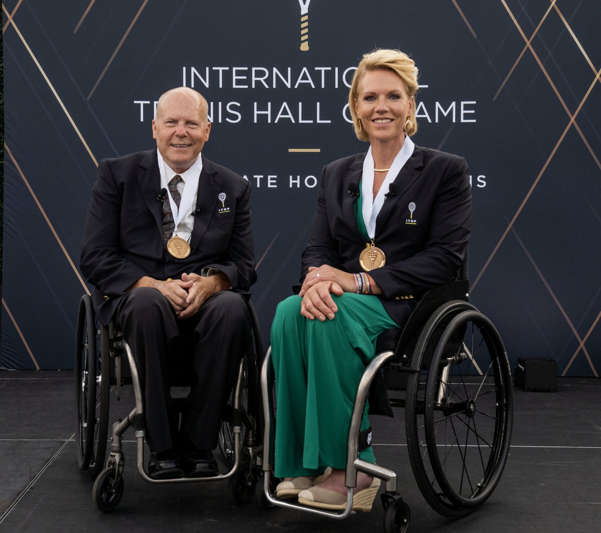 Many congratulations to former British Open champions @EstherVergeer and Rick Draney on their inductons into the International Tennis Hall of Fame over the weekend. The 2023 British Open begins one week tomorrow in #Nottingham 👉 bit.ly/46xu2BO #wheelchairtennis