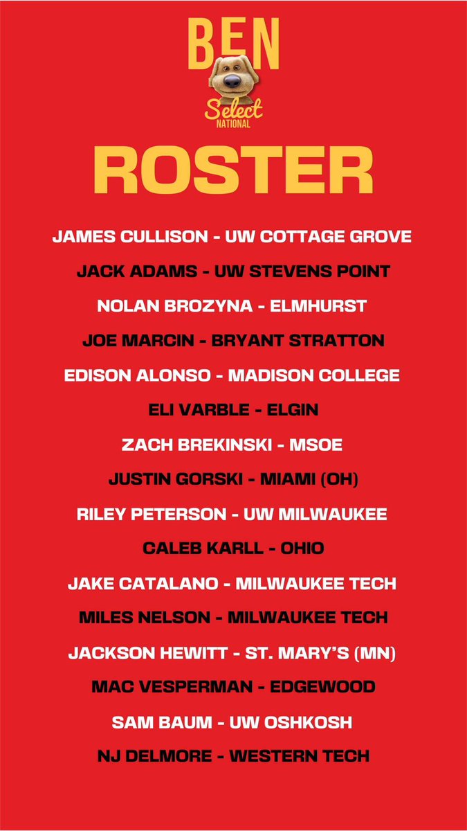 Ben Select National Scout Gold 18u tweet media