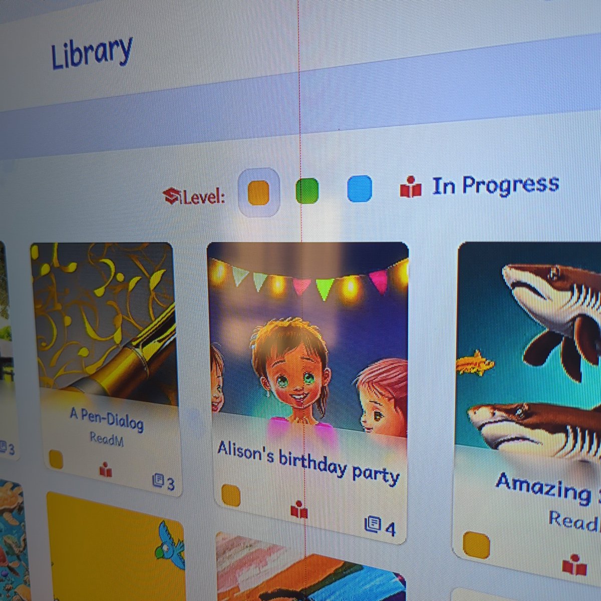 readm_app's tweet image. Starting today we are displaying colors as book levels. Please check out, redeem, and choose a color according to your reading level, yellow to blue
#edchat #EducationalGames #EducationalApps #ReadingForKids #readingfluency #readingisfun #readaloud  #ReadingPractice #ESL #teacher