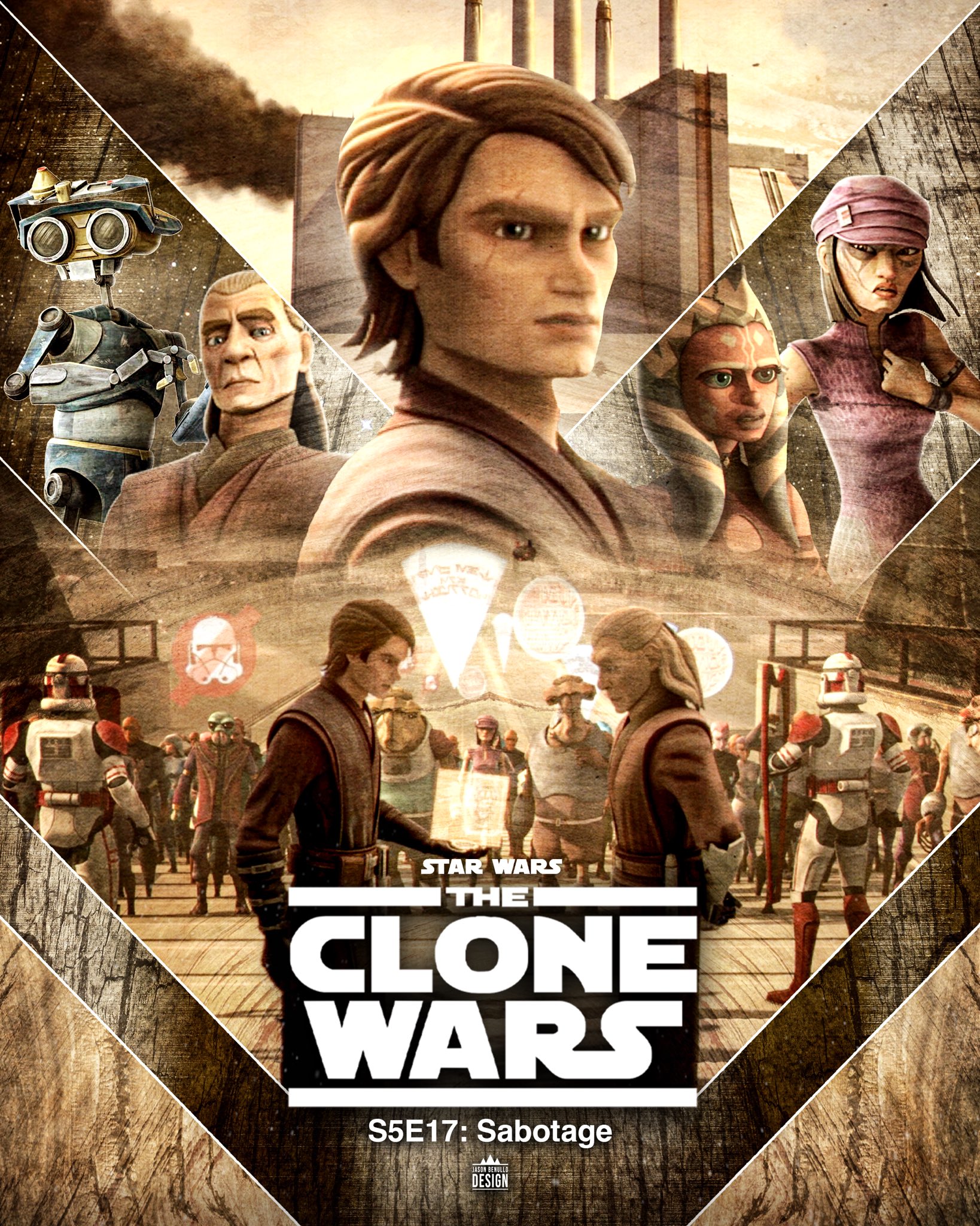 Jason Benullo on Twitter "THE CLONE WARS S5E17 SABOTAGE An overall