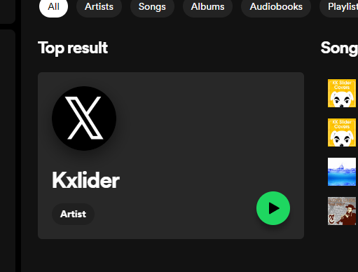 Like seriously, #Elon has taken the logo of an artist on spotify , and stolen it like he doesn't give AF!  The 'all new' X logo 🤦‍♂️🤣 Share this post, most haven't realised this yet! #TheX #XLogo #TwitterX