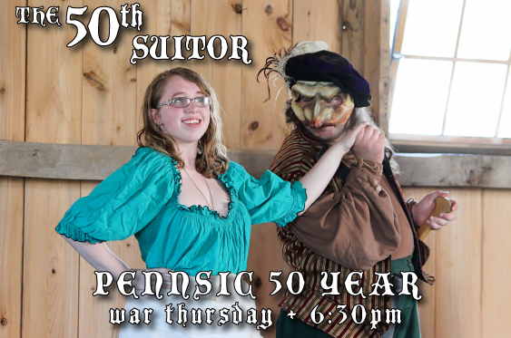 PlayerPatchwork's tweet photo. We wrap up our appearances at #Pennsic 50 Year with an encore of our appropriated themed #commedia dell'arte "The 50th Suitor" THUR 8/10 6:30pm Amphitheatre!
#CommediaDellArte #improv #improvisation #theater #PennsicWar #SocietyForCreativeAnachronism #SCA #MySCA #RegramMySCA https://t.co/OlgLXHQ3F0