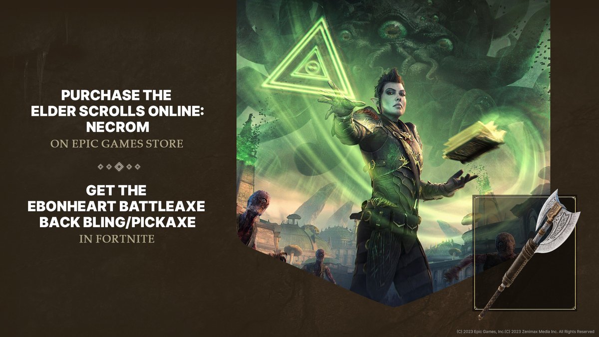 The Elder Scrolls Online vai estar gratuito na Epic Games Store