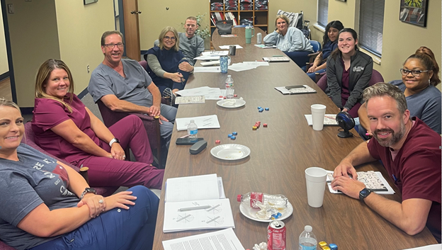 CleinmanPartner's tweet image. Cleinman consultant Michele Self ABOC, FNAO headed to Kilgore, TX and experienced a great week of training with Dr. Shiloh Roberts, Dr. Jadie Roberts and their staff.  Thank you everyone at Kilgore Eye Care Center!
#optometry #optometrylife #optometrist