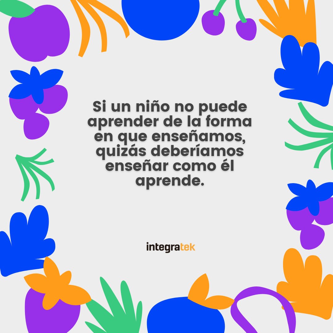 integratekedu's tweet photo. ❤️ El adaptarnos para crecer todos junt@s ❤️

✨👫 La inclusión y adaptación son pasos muy importantes dentro de la educación. 
🧠 Cada mente, cerebro y aprendizaje son únicos.

#educacion #integratek #fraseseducativas https://t.co/S5yrzrg5G5