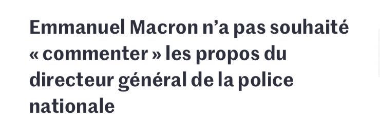 C’est ça sortir de l’arc républicain. 

Et ça a un nom, l’Etat policier. 

Maintenant, vous êtes prévenus, les réformes de paupérisation et d’austérité vont nous tomber dessus à coups de matraque. 

C’est le progrès. 😂