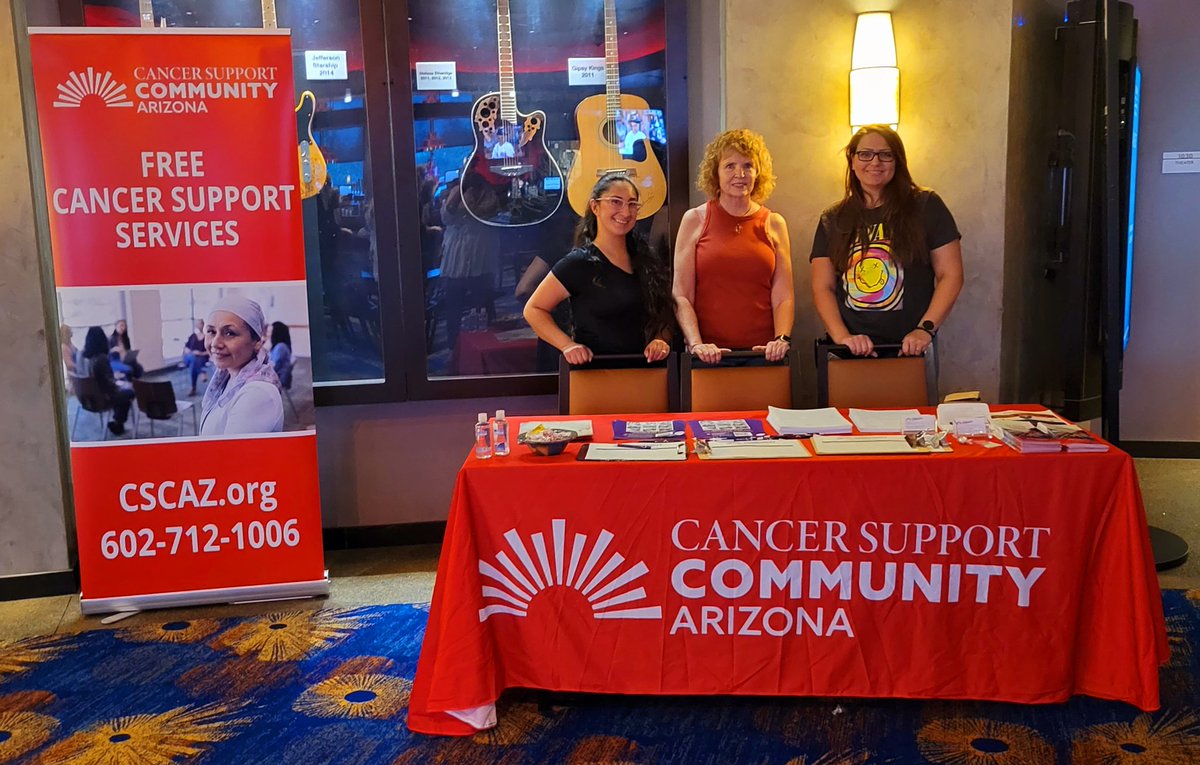 CSCArizona's tweet photo. Thank you @thorogoodmusic for giving us the opportunity to 'table' at last night's concert @PlayAtGila. Special thanks to our volunteers for working on a Sunday night! We ❤️ Our Volunteers!!!
#CommunityIsStrongerThanCancer https://t.co/Y0VwawrZ1e