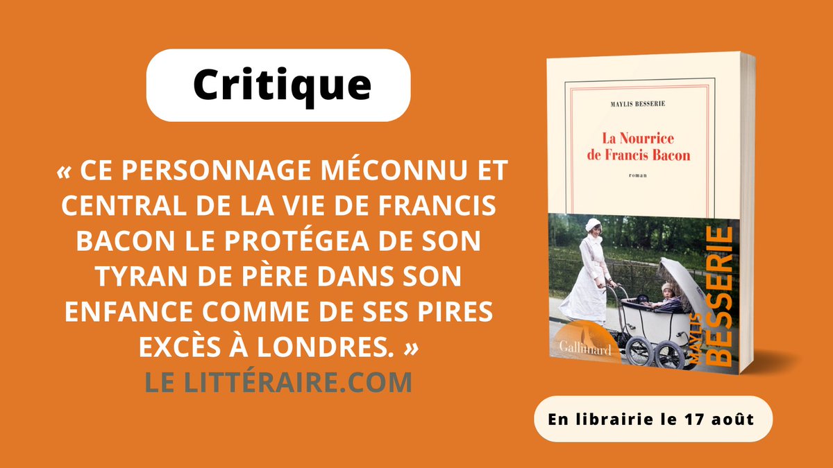 Gallimard (@gallimard) on Twitter photo #Presse « Maylis Besserie souligne la tendresse de cette Nanny venue des Cornouailles. »
📖 "La Nourrice de Francis Bacon" de Maylis Besserie : gallimard.fr/Catalogue/GALL…
🗞️ À découvrir sur <a href="/lelitterairecom/">lelitteraire(.)com</a>
lelitteraire.com/?p=94647 #Presse « Maylis Besserie souligne la tendresse de cette Nanny venue des Cornouailles. »
📖 "La Nourrice de Francis Bacon" de Maylis Besserie : gallimard.fr/Catalogue/GALL…
🗞️ À découvrir sur <a href="/lelitterairecom/">lelitteraire(.)com</a>
lelitteraire.com/?p=94647