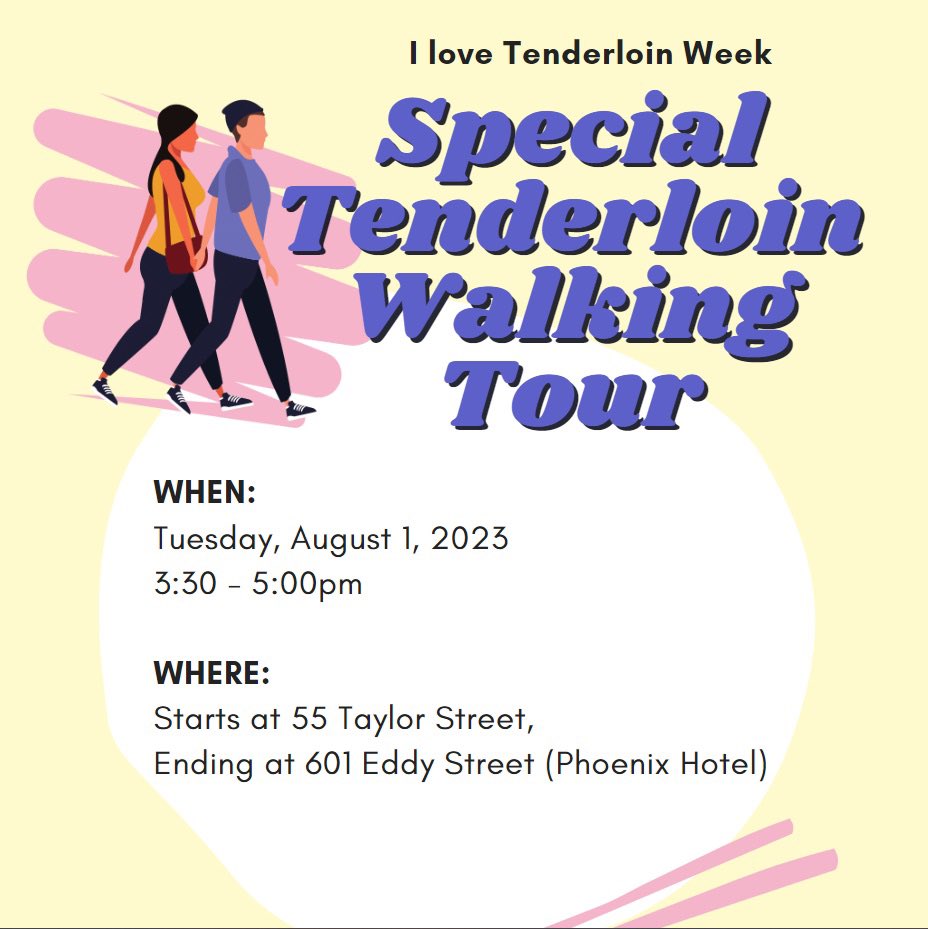 vaskiniris's tweet photo. I Love Tenderloin Day on Tues Aug 1st!!  SHARE SHARE SHARE, check all events here: 

https://t.co/mNDwvQk3IQ

Special events:  Walking/History Tour of the TL, RSVP with @MichaelBenVuong Michael Vuong  mvuong@kidsclub.org &amp; a Happy Hour at Chambers!! https://t.co/IpgBpkMcH2