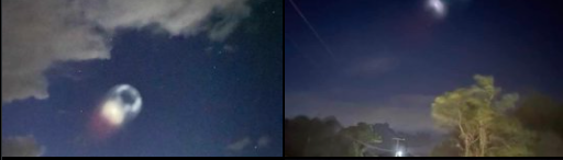 ElBadiablo's tweet photo. Nuevo Laredo, Monterrey, el domingo a las 8:50 pm ET lanzaron otro starlink mission de SpaceX. Es muy probable que eso fue lo que vieron en el cielo anoche. https://t.co/LMmBCJE7BD