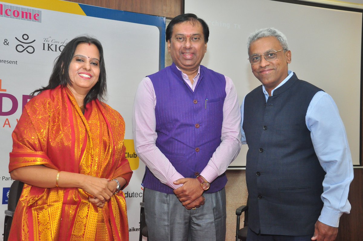 IkigaiKen's tweet photo. Poppy Roy - Principal, Aksharam International School led a Roundtable interaction with the august gathering of principals' &amp; school owners on Active learning. 

The conclave was organized by #Brainfeed Educational Magazine and #IkigaiKenFoundation

#principals #EducationForAll https://t.co/fG1jWqJN68