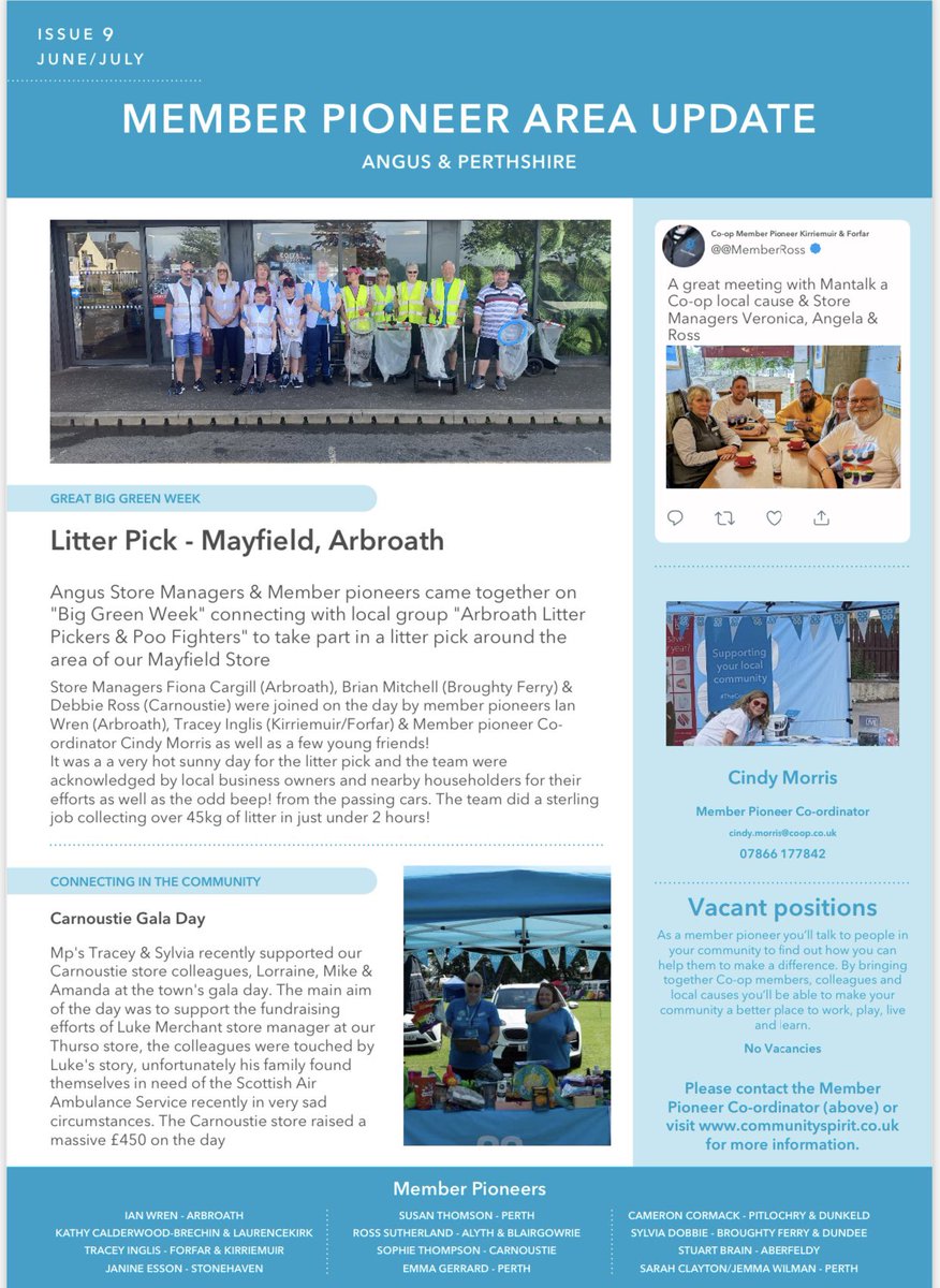 CindyMo34072747's tweet photo. Proud to share #angus #perthshire #mearns #memberpioneers @coopuk #newsletter #supporting #communities through #membership https://t.co/msyvGKDK7a join today #itswhatwedo @Tom_MPM @patterson_ivor @CranstonGraeme @maria_dryburgh @andybDGM @CazJohnston1 https://t.co/F67oREvWht