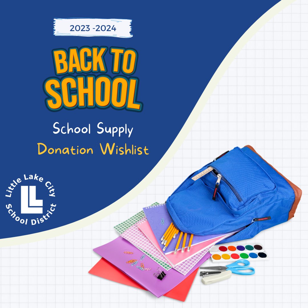 LakeCenter_MS's tweet photo. Get ready for an amazing 2023-24 school year by checking your school's website and your email for important back-to-school messages and school supply donation wishlists. 📝✨ Let's kick off the new school year with enthusiasm and preparedness!

#LakeCenterMS #BackToSchool https://t.co/EK7OXE2Xf7