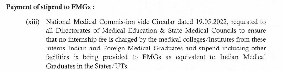 DevikaDoctor's tweet photo. FMG interns from Gujarat 
#justiceforfmg
#stipend
#Internshipstruggle
#eliglibleforstipend 
@CMOGuj 
@narendramodi 
@irushikeshpatel 
@NMC_IND 

According to National Medical Council Circular No.  U.15024/01/2022-UGMED/ point no. 13 we are eligible to get stipend https://t.co/ggaW8p7bq1