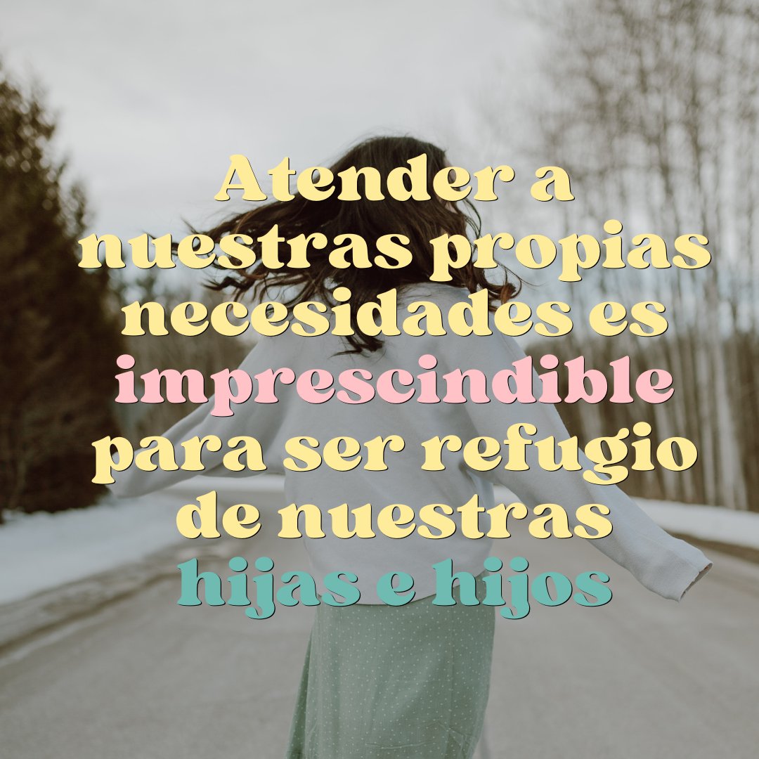 🥰 Hoy 24 de julio es el Día Mundial del #Autocuidado

Atender a nuestras necesidades es necesario para poder ser puerto de refugio de nuestras hijas e hijos. Hay que mantener contacto con nuestra red familiar y de amistades y tener espacios de ocio y actividades placenteras.