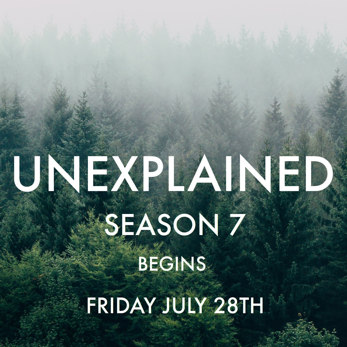 Sometimes eerie, sometimes strange, sometimes terrifying. 

Always Unexplained.

Join us for a new season of strange and unsettling tales...

Returning this Friday with Season 7 🖤💀😱