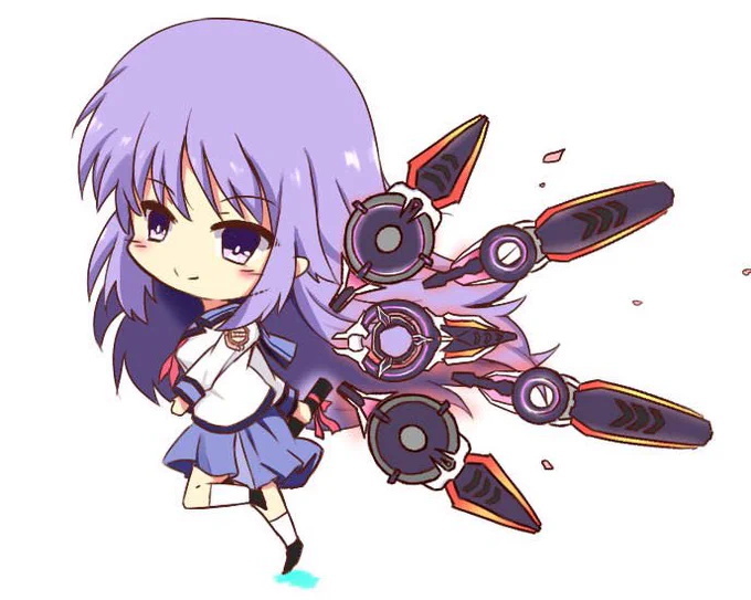 Angel Beats!(ヘブバンの方)  #フォロワー1万人以下の絵師が力作を投稿してたくさんのフォローを貰うタグ