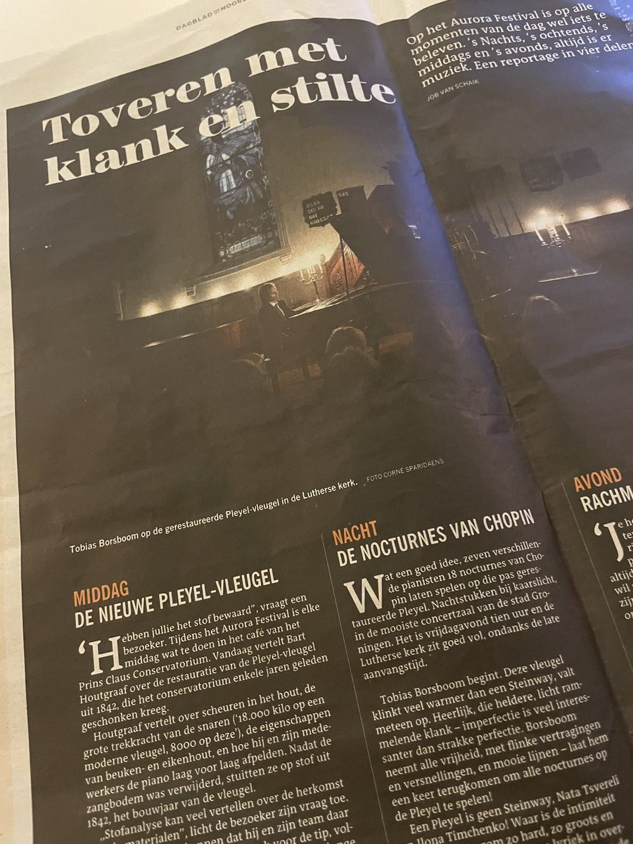 Luthersekerk's tweet photo. Fraai artikel in @dvhn_nl vandaag
@Luthersekerk @AuroraFestival_ 
24 juli 2023 #luthersekerk #aurorafestival #haddingestraat https://t.co/JtUzhsKjoS