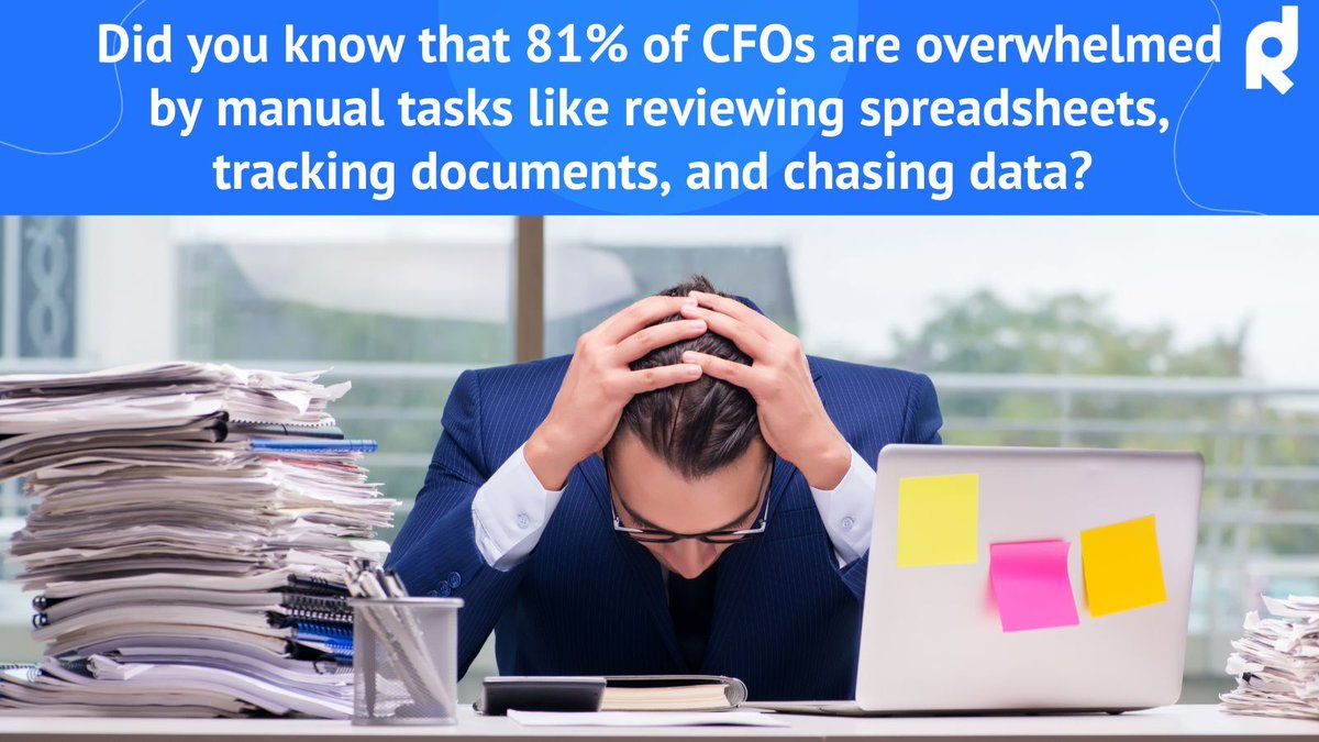 RefinedDataInc's tweet photo. Did you know that 81% of CFOs are overwhelmed by manual tasks? Imagine the lost opportunity cost when your entire workforce operates similarly. Learn more about how manual workflows can negatively impact your organization's success by visiting our blog: https://t.co/KBYpikKsvo https://t.co/nfO5uOTycH