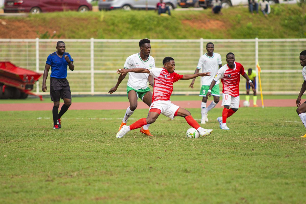 FecafootOfficie's tweet photo. #InterpoulesYaounde2023

⚽️🔥 #MatchDay

Fin du match 

#NGAOUNDERE FC 1️⃣➖1️⃣ #OLYMPIQUE BIWONG BANE
 
📅 23/07/2023
🏟️ Annexe B du stade Olembe 
#DAY5
#PouleB https://t.co/ea6jjcf2a1