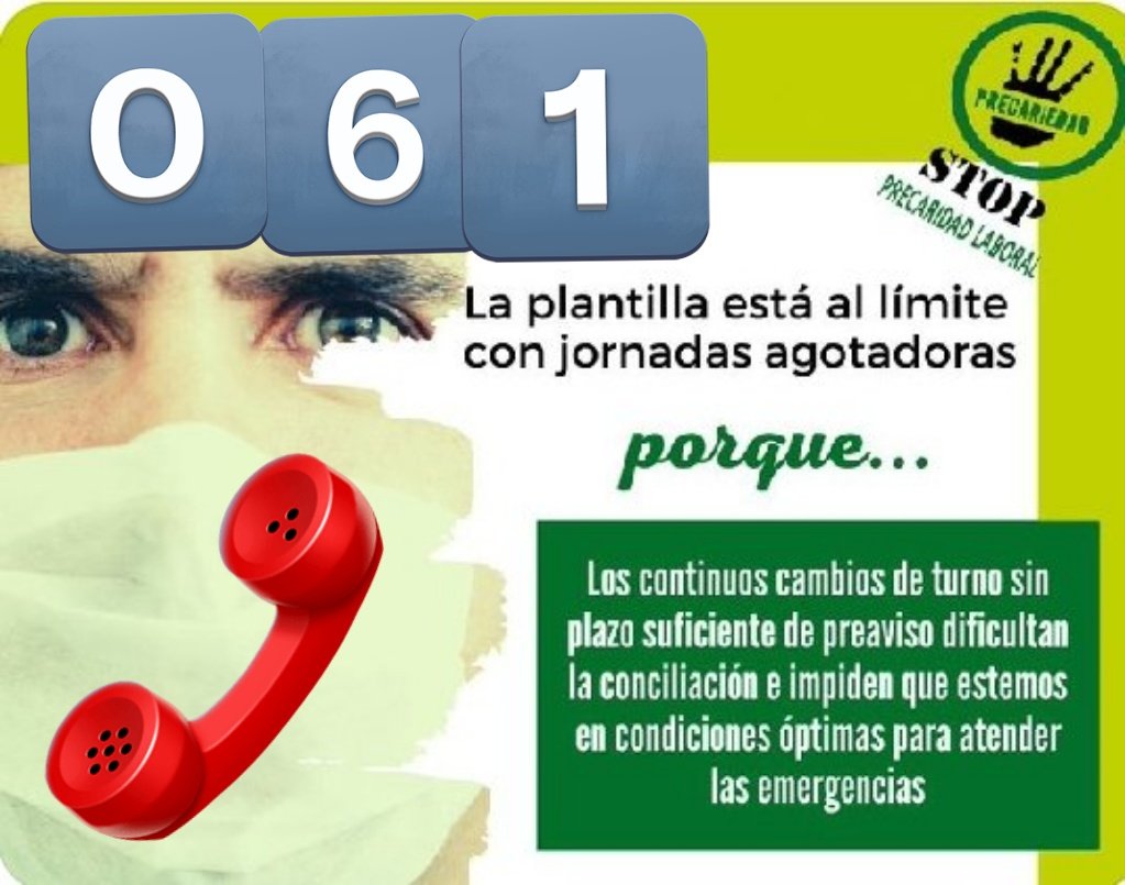 Purupu13's tweet photo. Gestores en Emergencias Sanitarias subcontratados por empresas de telemarketing a las que lo único que les interesa son sus intereses económicos y no las necesidades de la población Por eso nos esclavizan y maltratan y ustedes lo saben🆘️0️⃣6️⃣1️⃣ #YoTambienSoy061 #StopSubcontratas https://t.co/1bLnw4mo7C