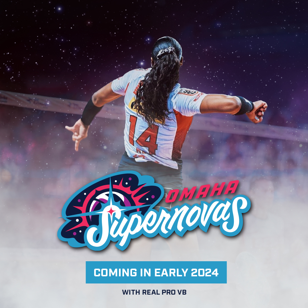 OmahaSupernovas's tweet image. @OmahaSupernovas are ecstatic to begin playing in this league with TOP volleyball stars from teams across the country! 🏐

Let us know in the comments which matchup you are most excited about, and don't forget to place your season ticket deposit TODAY! 🤝💥

#OurTime #NeProVb