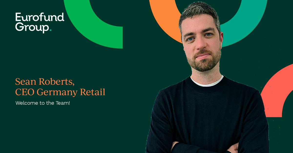In an exciting week for the company, we are pleased to announce the recent appointment of Sean Roberts as CEO Germany Retail at Eurofund Group.  

Sean will lead retail operations for Eurofund Group's market entry and retail strategy in the region.

Welcome to the team, Sean!