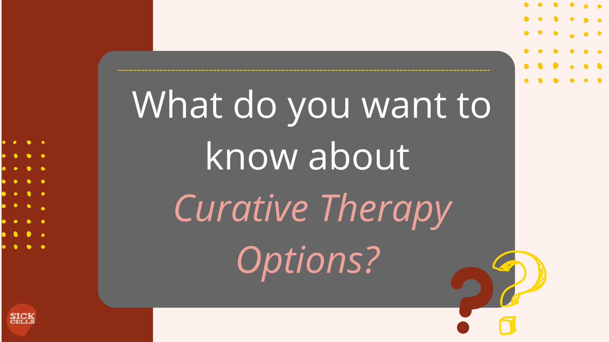 SickCells's tweet photo. Is there anything you'd like to know about Curative Therapies? Tell us about it in the comments!
.
.
.
#sicklecell #sicklecelldisease #curativetherapy https://t.co/J2fPNxGvzZ