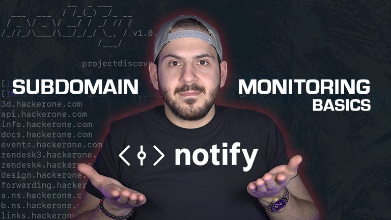 Trying something new this week! 

Subdomain monitoring basics with <a href="/pdiscoveryio/">ProjectDiscovery</a>’s Notify: learn how to track new subdomains and get notified as soon as they are discovered! 

🎥👉🏽 youtu.be/wP3n1JnqtMU