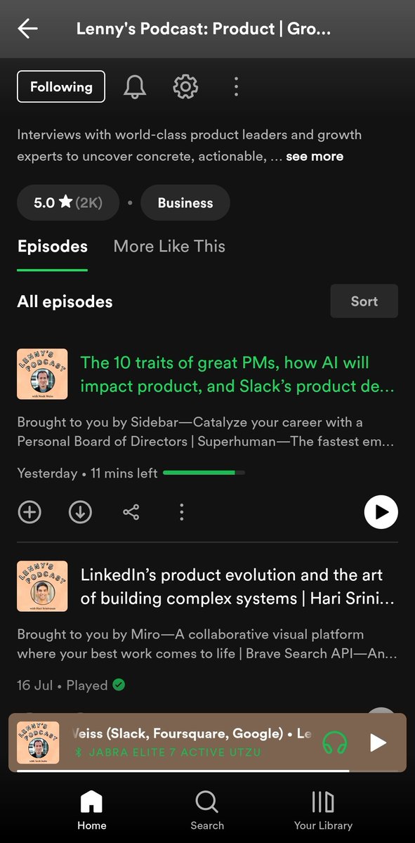 ravidefroni's tweet photo. Hi @Spotify PMs I have a suggestion/request for improving podcasts.

Can you make it possible to rate an episode (in addition to the whole podcast).

Perhaps having more weight to the general rating and less weight on the episode itself? https://t.co/4eERl26oNt
