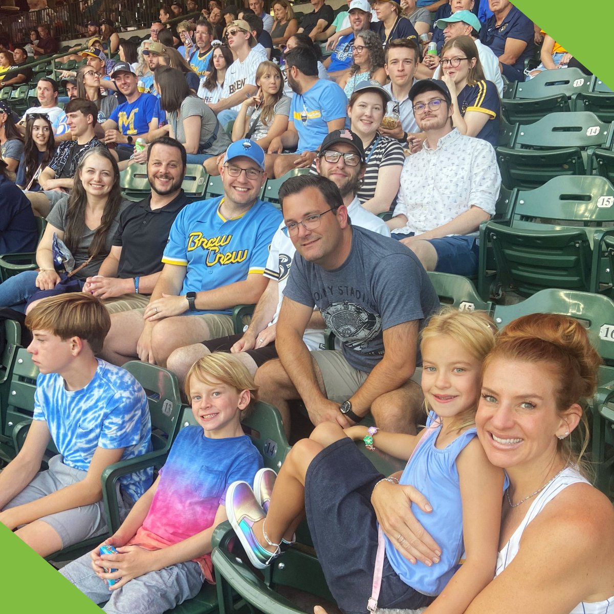 Our Milwaukee and Madison offices trekked out to American Family Field last Friday to watch the Milwaukee Brewers! Starting with a tailgate of burgers and brats, and ending with a beautiful night to cheer on our home team. Go Brewers!

#OnePRA #MilwaukeeBrewers #CompanyCulture
