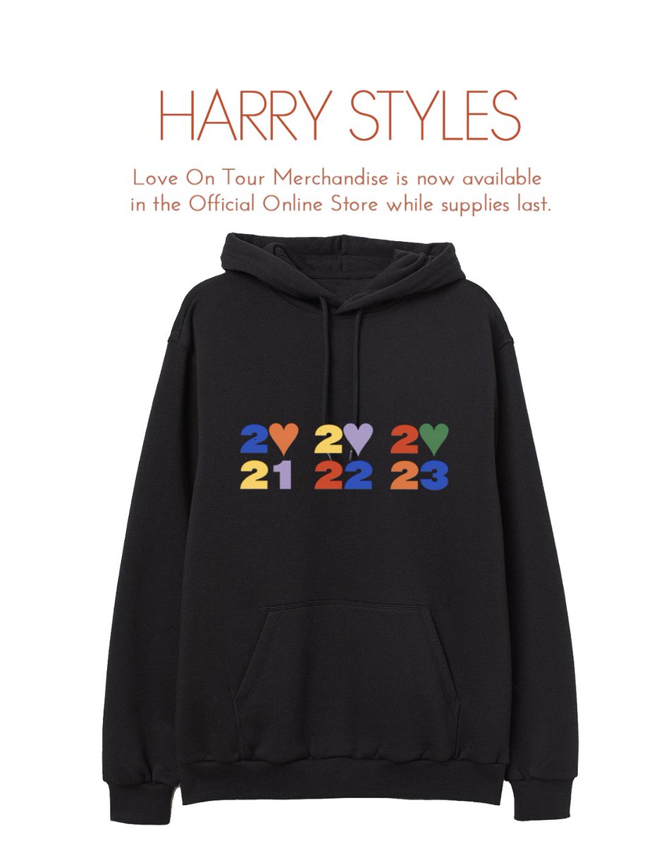TheHarryNews's tweet photo. Shop Love On Tour Merch here while supplies last! https://t.co/A94fFQr7Dv https://t.co/q6g7EdNrtW