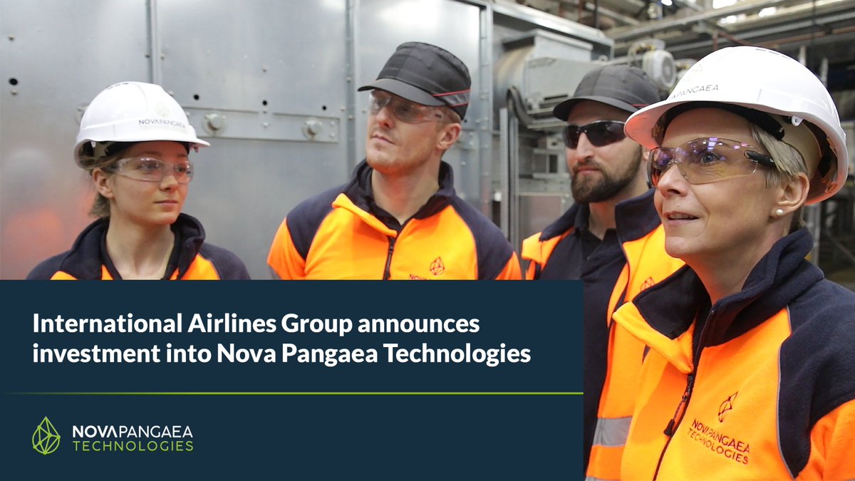 Nova Pangaea (@novapangaea) on Twitter photo We are delighted to announce that International Airlines Group has made an investment into <a href="/NovaPangaea/">Nova Pangaea</a>.
IAG’s investment will progress the development of ‘NOVAONE’, NPT’s first waste-to-fuel commercial-scale production facility, and the UK’s first of its kind. We are delighted to announce that International Airlines Group has made an investment into <a href="/NovaPangaea/">Nova Pangaea</a>.
IAG’s investment will progress the development of ‘NOVAONE’, NPT’s first waste-to-fuel commercial-scale production facility, and the UK’s first of its kind.