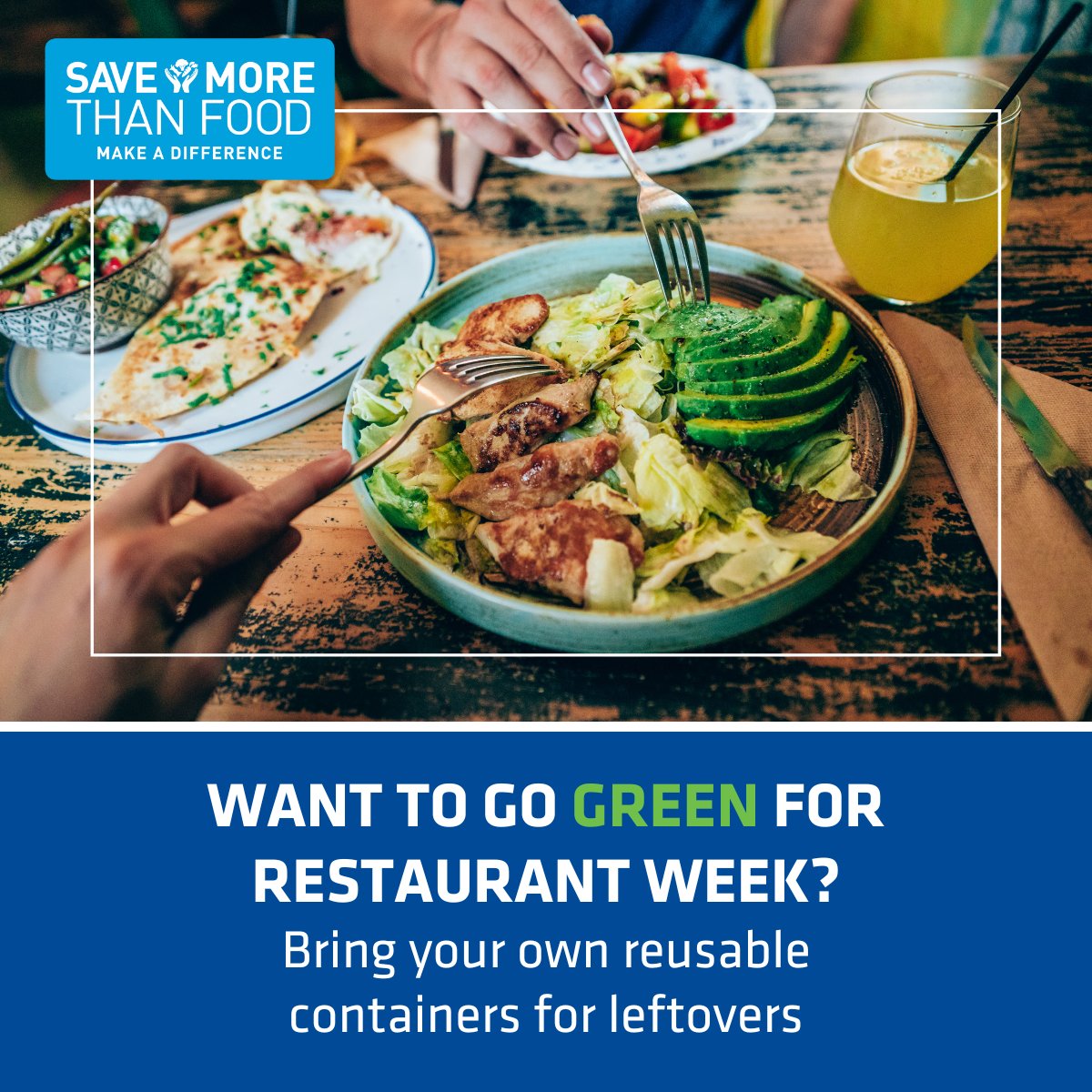 SWACOGreen's tweet image. It's #RestaurantWeek in #Columbus! Friendly reminder to bring your own #reusablecontainers for #leftovers when supporting your favorite local restaurants. Learn more food-saving tips at SaveMoreThanFood.org  
#SaveMoreThanFood #MakeADifference #FranklinCounty #PlasticFreeJuly
