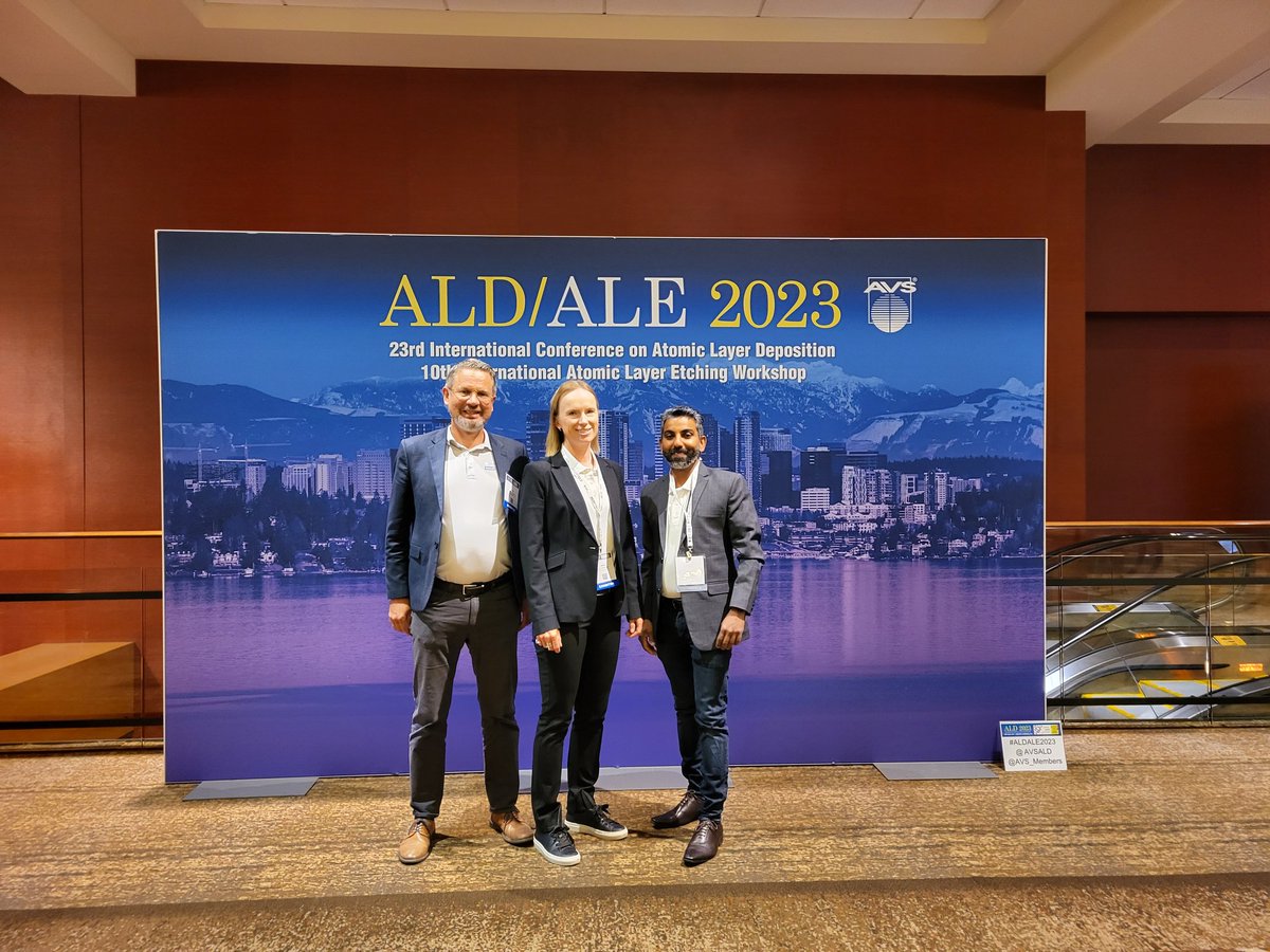 Team Chipmetrics in #ALDALE2023 Happy to see all #ALDep people again in exciting Bellevue.
<a href="/MikkoUtriainen/">Mikko Utriainen</a> <a href="/philipanis/">anish Philip🇺🇦🇮🇳 🇫🇮</a> and Jenni Backholm. Booth #106.