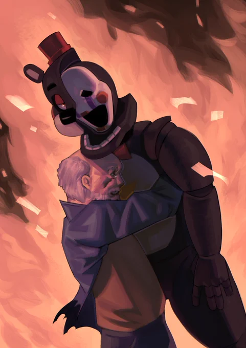 i couldn't save you then, so let me save you now #fnaf
