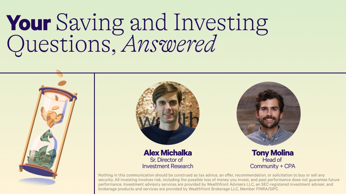 <a href="/TonyMolina4/">Tony Molina, CPA</a> <a href="/admichalka/">Alex Michalka</a> Be part of our conversation on Twitter Spaces this Weds, July 26 at 2pm PT✍️