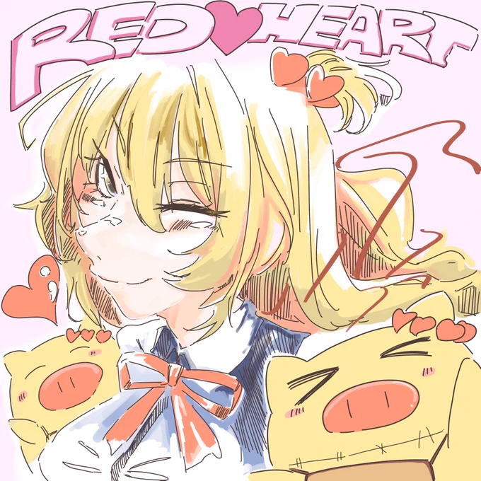 #赤井はあと #はあとArt #いつまでも待ってるぞはあちゃま