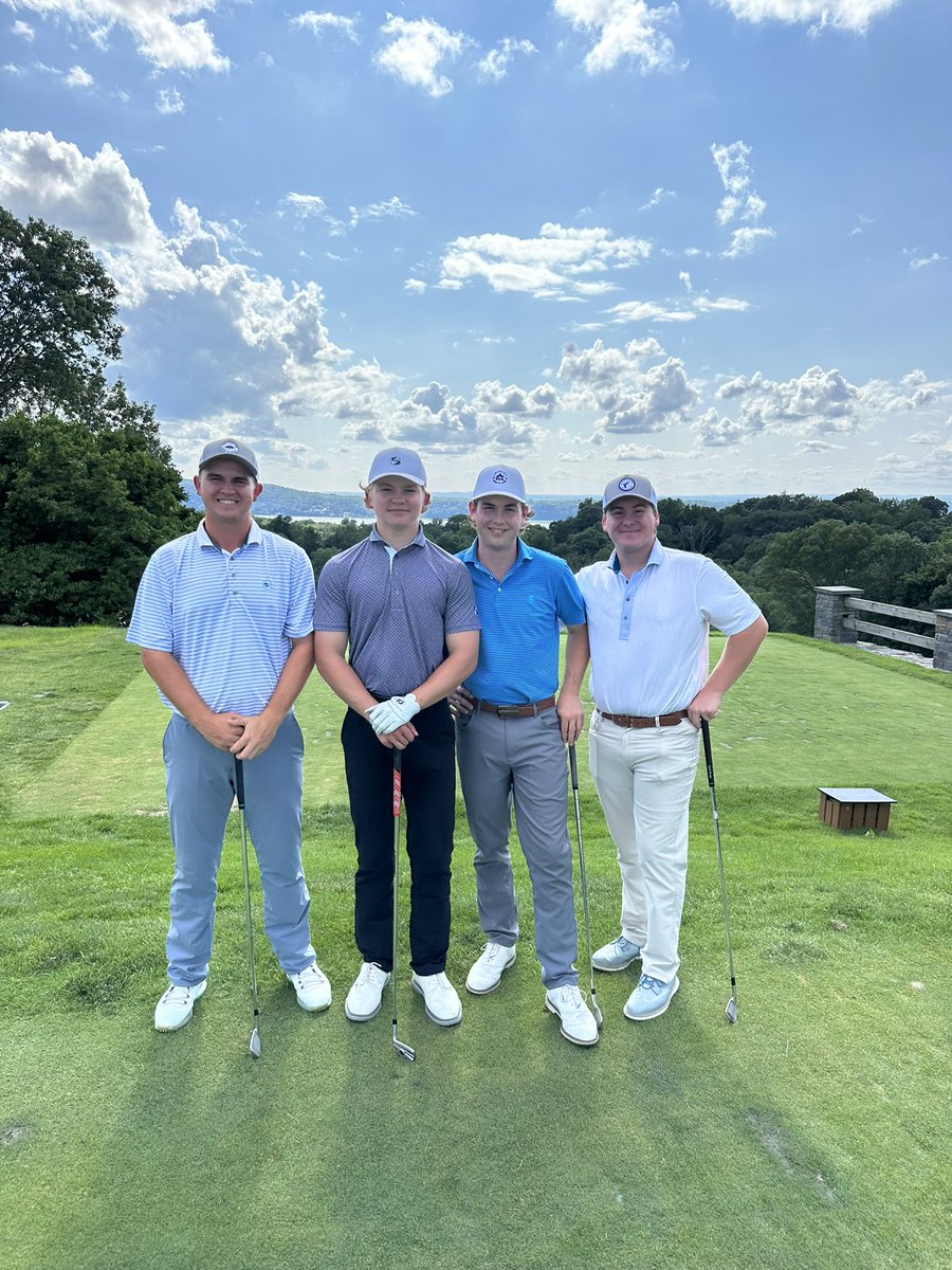 Connor Lincoln is interning at Ardsley Country Club and had Josh German, Wade Patek &amp; Joe Griffith out for a round of golf. #shsupga #internships #shsu #summerofgolf