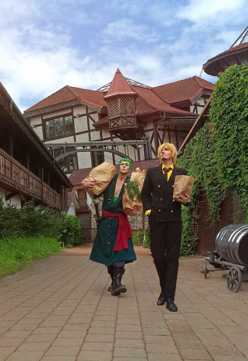 ssk_bros's tweet photo. Let's go shopping 🏞️

#onepiece #zosan #roronoazoro #sanji https://t.co/eJOq6xPODR