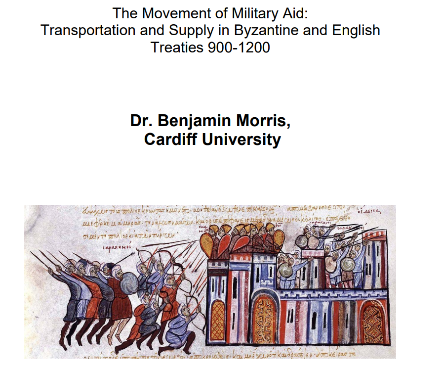 Delighted to share that my debut publication, 'The Movement of Military Aid: Transportation and Supply in Byzantine and English Treaties 900-1200', published with @StJohnsGate, is now available! Find it here: academia.edu/104888608/The_…