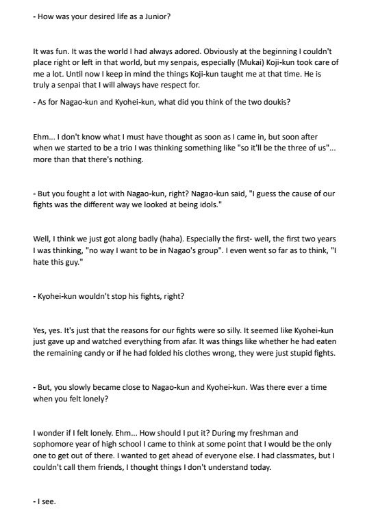 💖[Translation]

For Michieda's birthday we decided to translate his 10k character interview! 

In this 2022 interview he gives an insight into his 8 year long career along as how he felt through every stage of it. 

#道枝駿佑誕生祭2023
#HBDShunsukeMichieda2023
