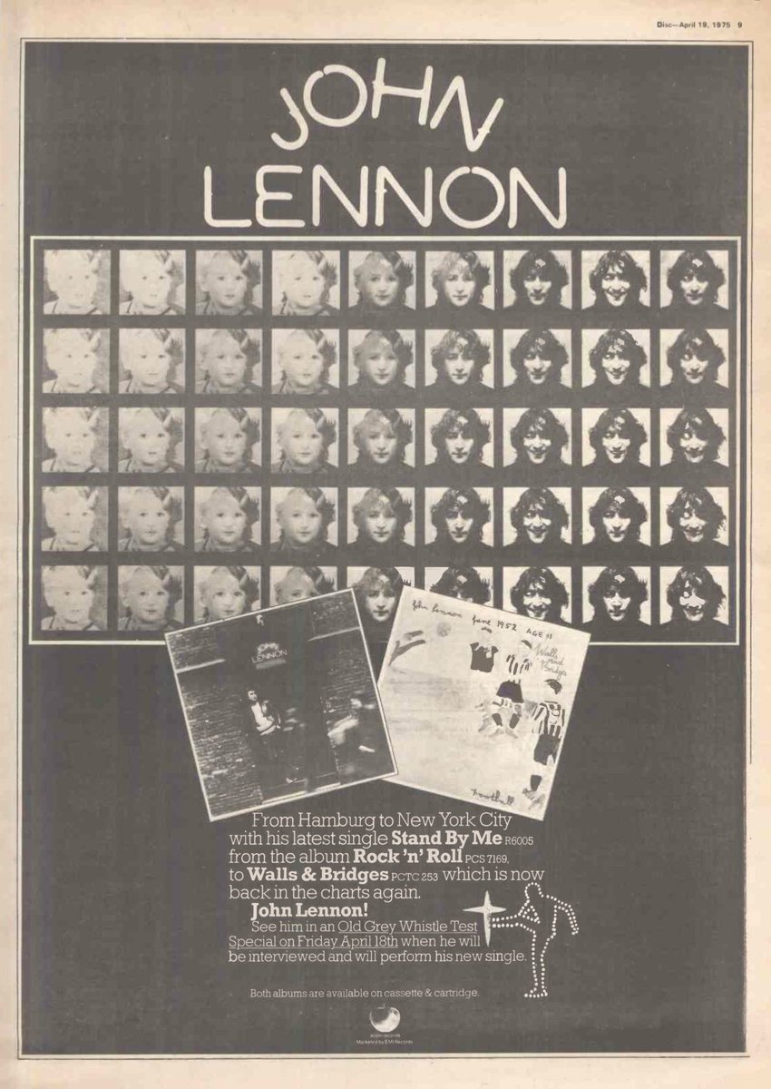 JOHN LENNON
two classic solo LP'S 
DISC APRIL 1975
@johnlennon @yokoono https://t.co/W2KObC1CXs